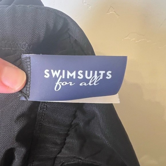 Swimsuits For All Plus Size Floral Hem Swim Dress, Size 22 - Picture 4 of 5